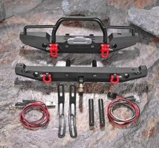 

Детали для радиоуправляемых автомобилей, металлический автомобиль для скалолазания, задние и передние бамперы, профессиональные аксессуа...