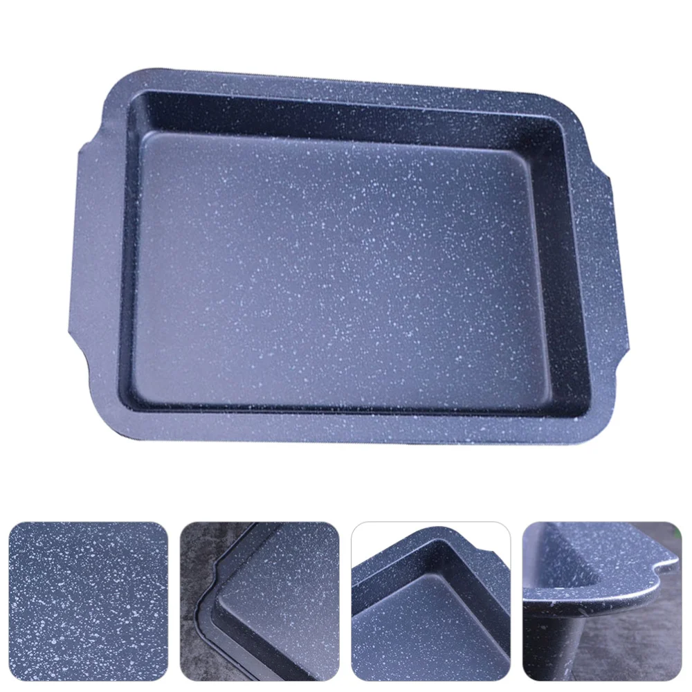 

Carbon Steel Rectangle Bakeware Bake Pan Barbecue Tray Bakeware Accessory