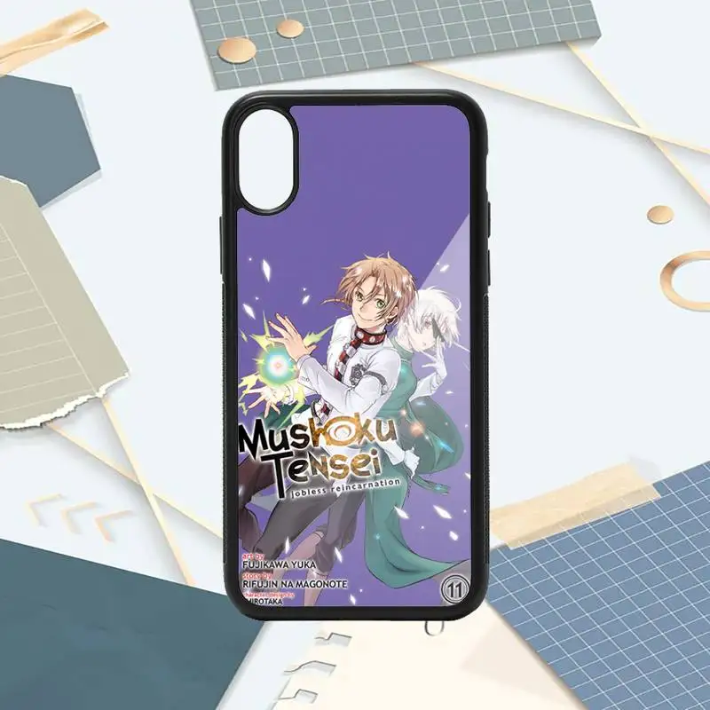 

Jobless Reincarnation Japan anime Phone Case PC for iPhone 11 12 pro XS MAX 8 7 6 6S Plus X 5S SE 2020 XR