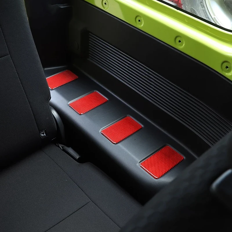 Внутренние молдинги из углеродного волокна задний ряд автомобиля обе стороны