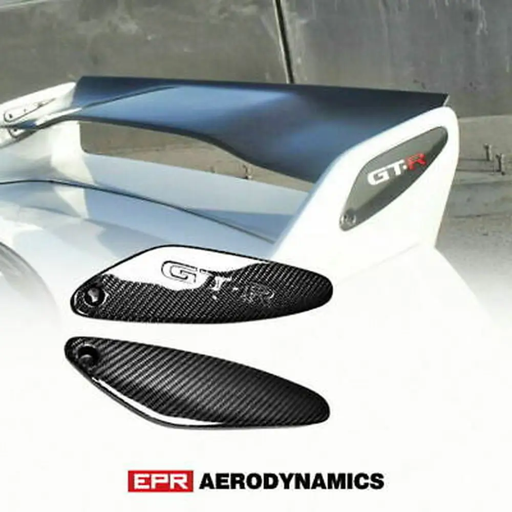 Черные Глянцевые готовые задние Спойлеры для Nissan R33 Skyline GTR OE наконечники с