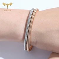 cute girl accessoires 2 pc spring bracelets for teens couple chain funny toy bangles stainless steel jewelry gift christmas 2021
