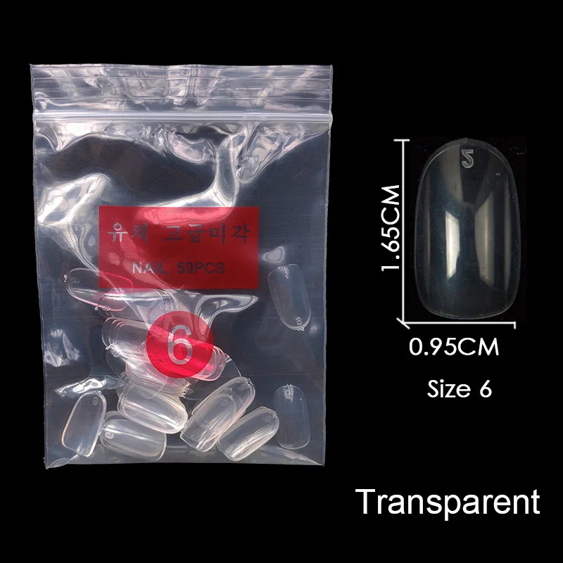 Transparent-6 Купите некоторые размеры s коротких круглых накладных гвоздей полный размер ногтей 0 1 2 3 4 5 6 7 8 доступны 3 цвета накладные ногти для ногтей DIY - Цвет: Transparent-6