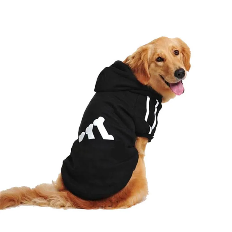 Большая собака Золотая летняя хаски бордер колли осеннее пальто свитер питомец