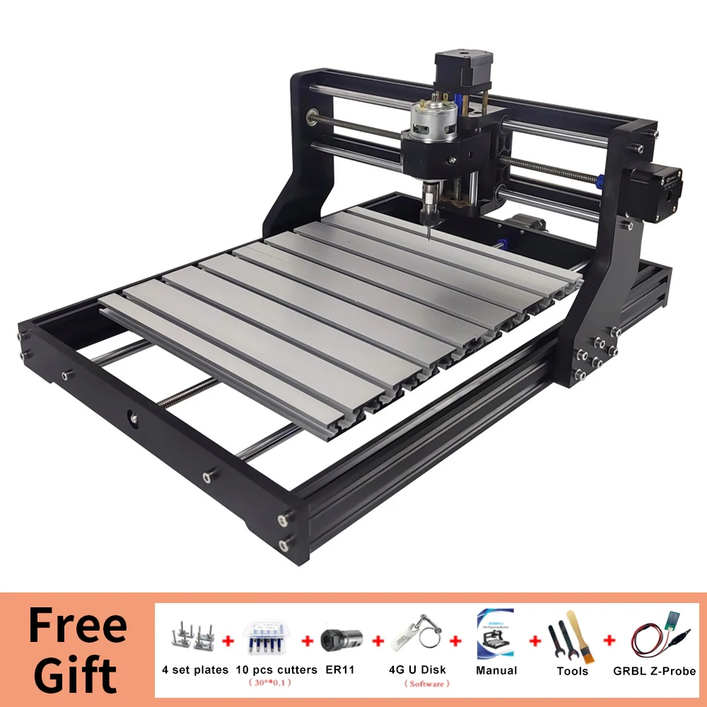 Лазерный гравер CNC3018 обновленный фрезерный станок с ЧПУ для дерева ПХД ПВХ сделай