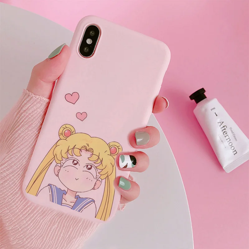 style5 Милый чехол для телефона Sailor Moon для huawei P20 lite mate 20 Pro smart P30 mate 30 для Honor 8x 7a y9 Nova 3 4 5 мягкий чехол для девочек - Цвет: style5