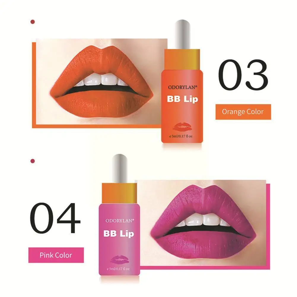 Набор BB-сывороток для губ 5 мл Корейская ампула сыворотка Пигментные Цвета блеск