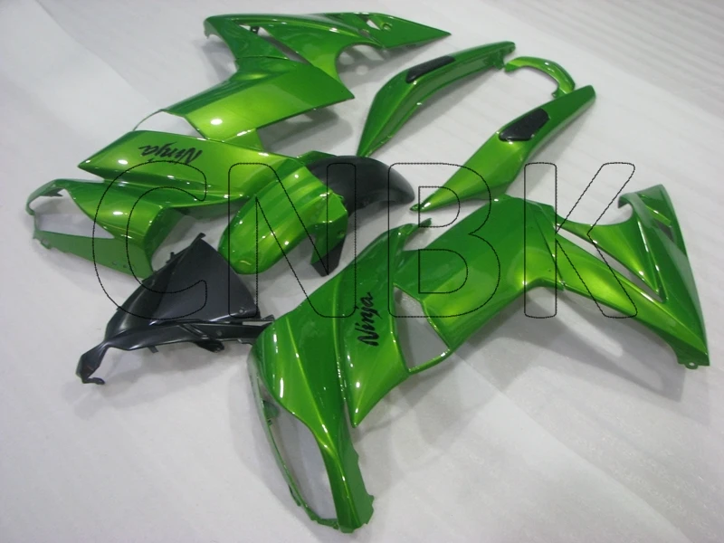 Мотоциклетный обтекатель ER 6F 2010 для Kawasaki 2009 черные Обтекатели EX 650 2011 комплекты