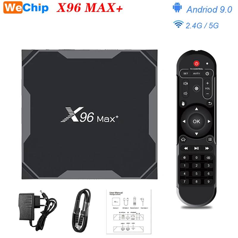 X96 MAX Plus Android 9,0 8K видео плеер 2,4G и 5G двойной Wifi Amlogice S905X3 tv BOX 4GB32GB64GB 2GB16GB Youtube HD 1000M LAN Smart