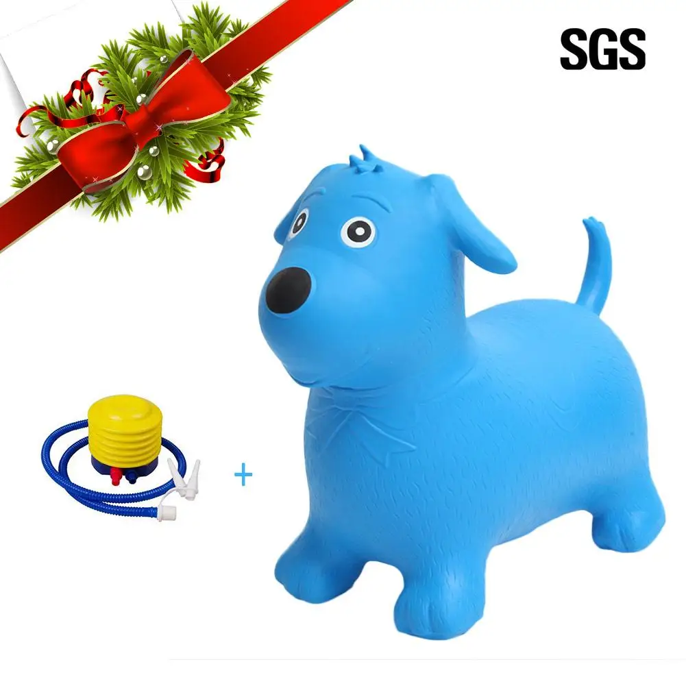 1 шт. надувной прыжок на батуте игрушечная лошадь дети животное надувная игрушка