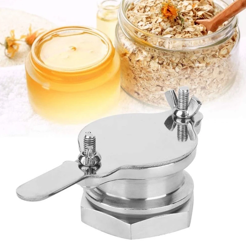 

Honey Gate,Stainless Steel Honey Extractor Tap,Honey Gate Valve for Bucket,Beekeeping Supplies (2 Pack)