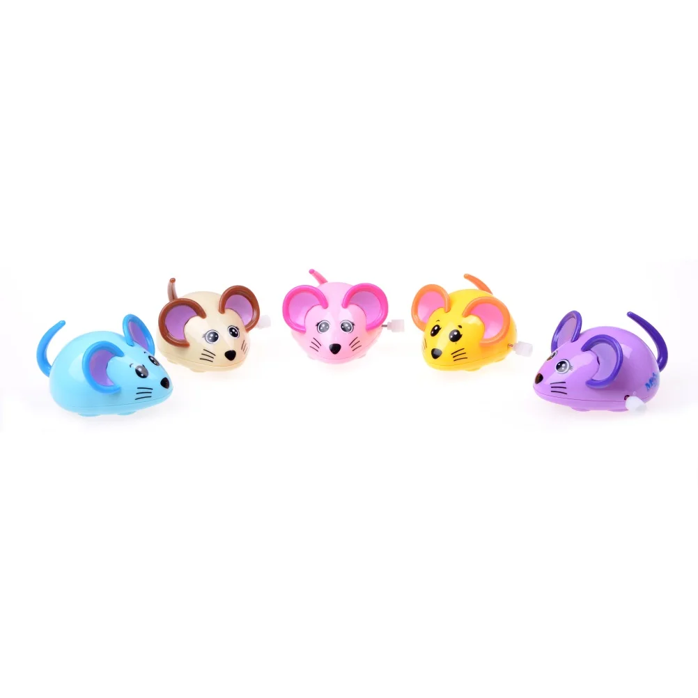 Хит Мультяшные животные Заводной дизайн мини игрушки для домашних животных