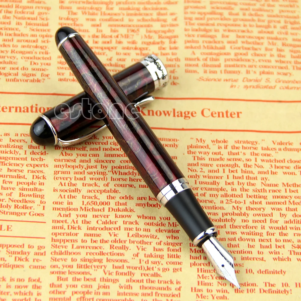 

JINHAO x750 Лавовая красная перьевая ручка со средним пером хороший подарок