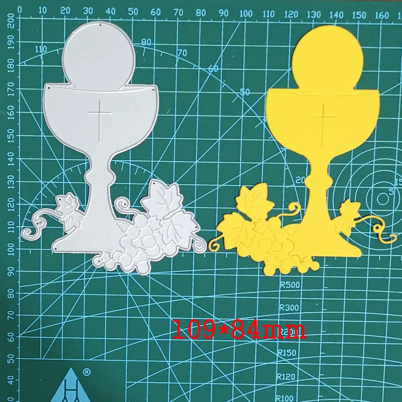 

Трафарет металлический высекальный Грааль винограда для тиснения бумажные поделки для скрапбукинга в альбом подарки карты для изготовлен...