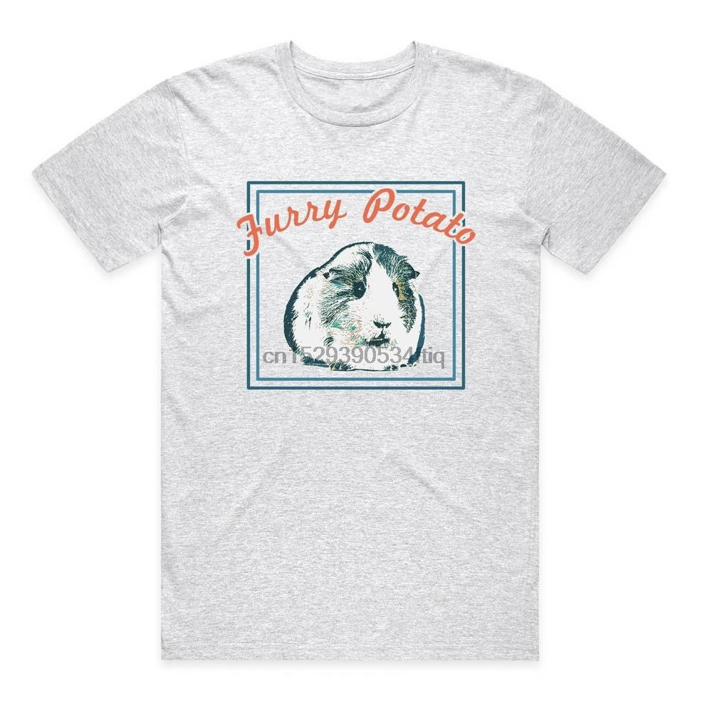 Пушистый картофеля Гвинея рубашка со Свинкой для молодежи взрослых Футболка с