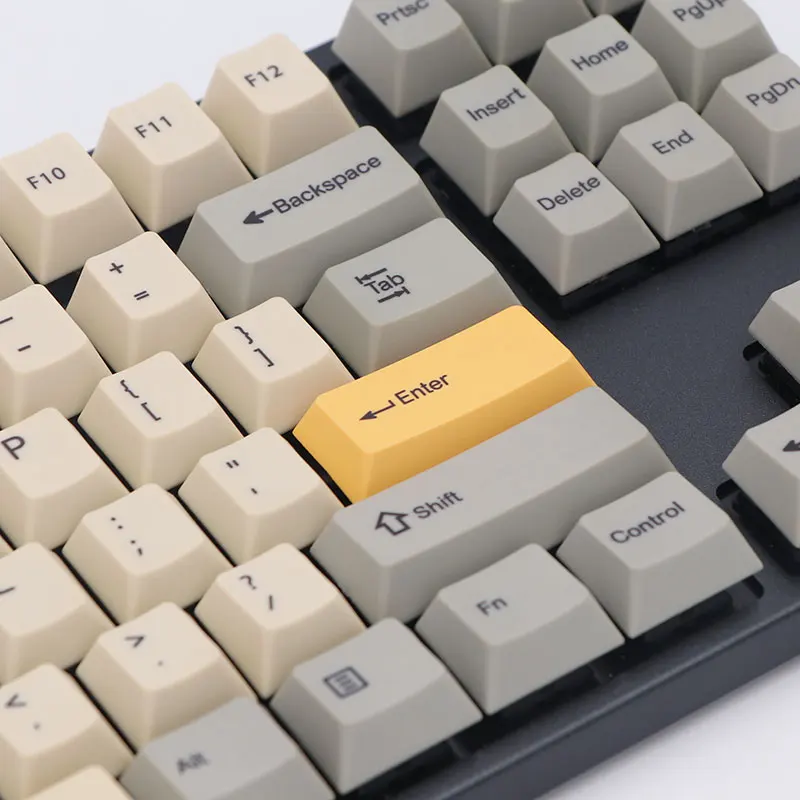 KeyPro Cheese Ethermal цветные сублимационные шрифты PBT keycap cherry profile для механической