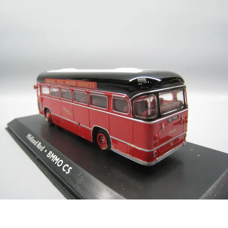 Модель автомобиля из сплава под давлением 1/72 MIDLAND красный BMMO CS автобус и