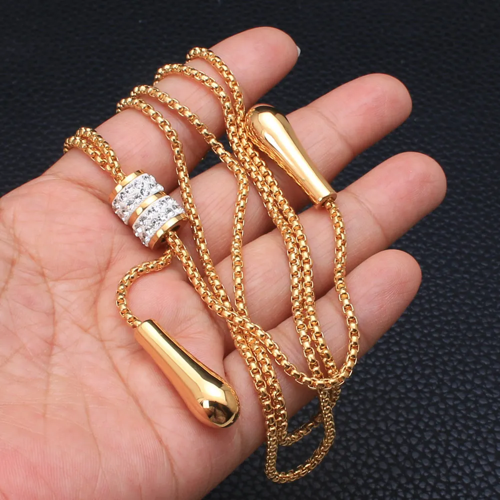 Новинка оптовая продажа ювелирные изделия из нержавеющей стали длиной 850 мм с