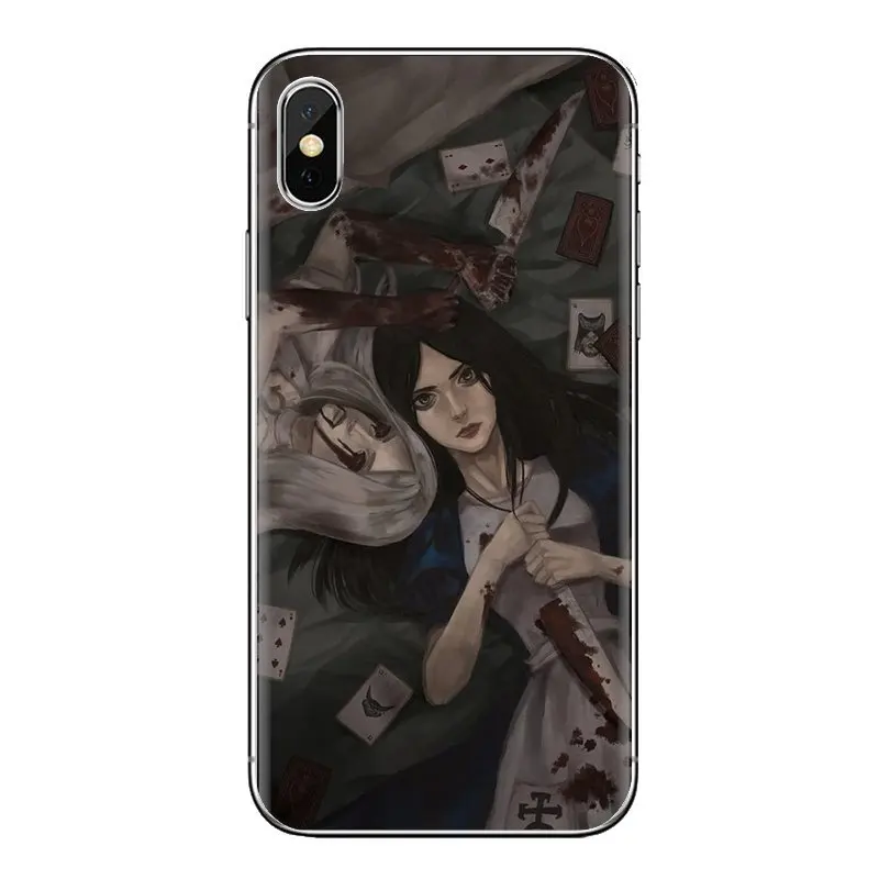 Soft Transparent Shell Covers Alice Madness Returns For iPod Touch Apple iPhone 4 4S 5 5S SE 5C 6 6S 7 8 X XR XS Plus MAX |