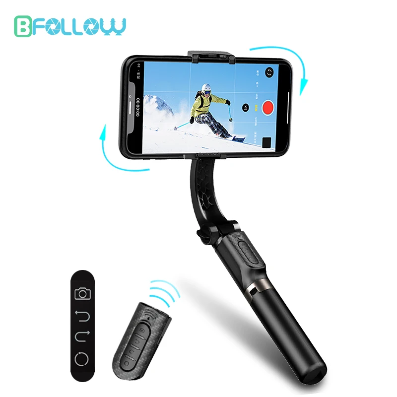 

Стабилизатор BFOLLOW с Bluetooth, дистанционное автоматическое вращение на 360 градусов для фотоштатива
