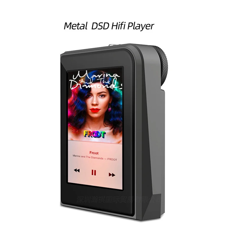 

DSD256 Mini MP3 Metal HiFi Music Player 24Bit/ 192KHz DSP DAC Lossless Hard Decording HD OTG APE FLAC Full Formats Players