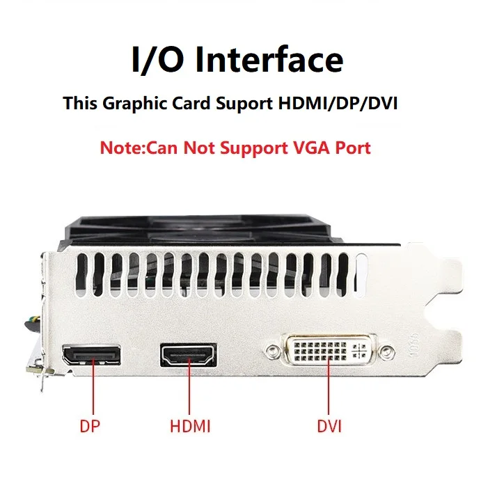 GTX960 4G Graphic Card GDDR5 128bit Computer Gaming Video Card HD Desktop Computer Graphic Card 1127MHz GPU Core Frequency