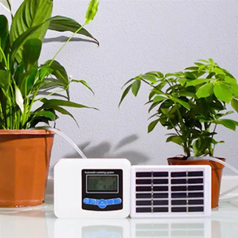 Двойной насос на солнечной батарее с умным таймером устройство для полива