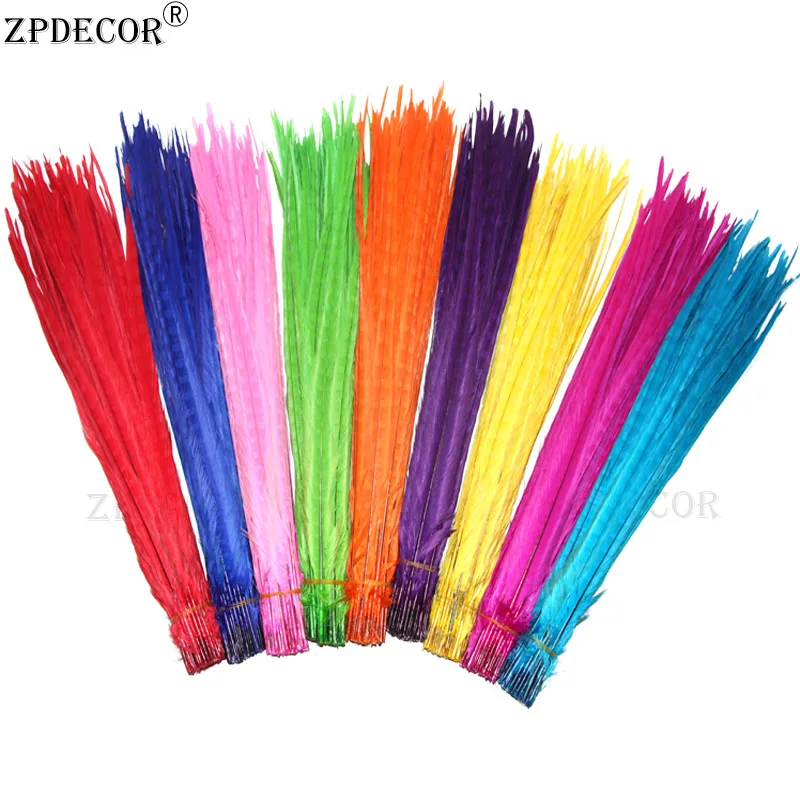 

Factory Direct Sale 45-50CM 18-20 Inch Ringneck Pheasant Tail feathers Dyed Plumas