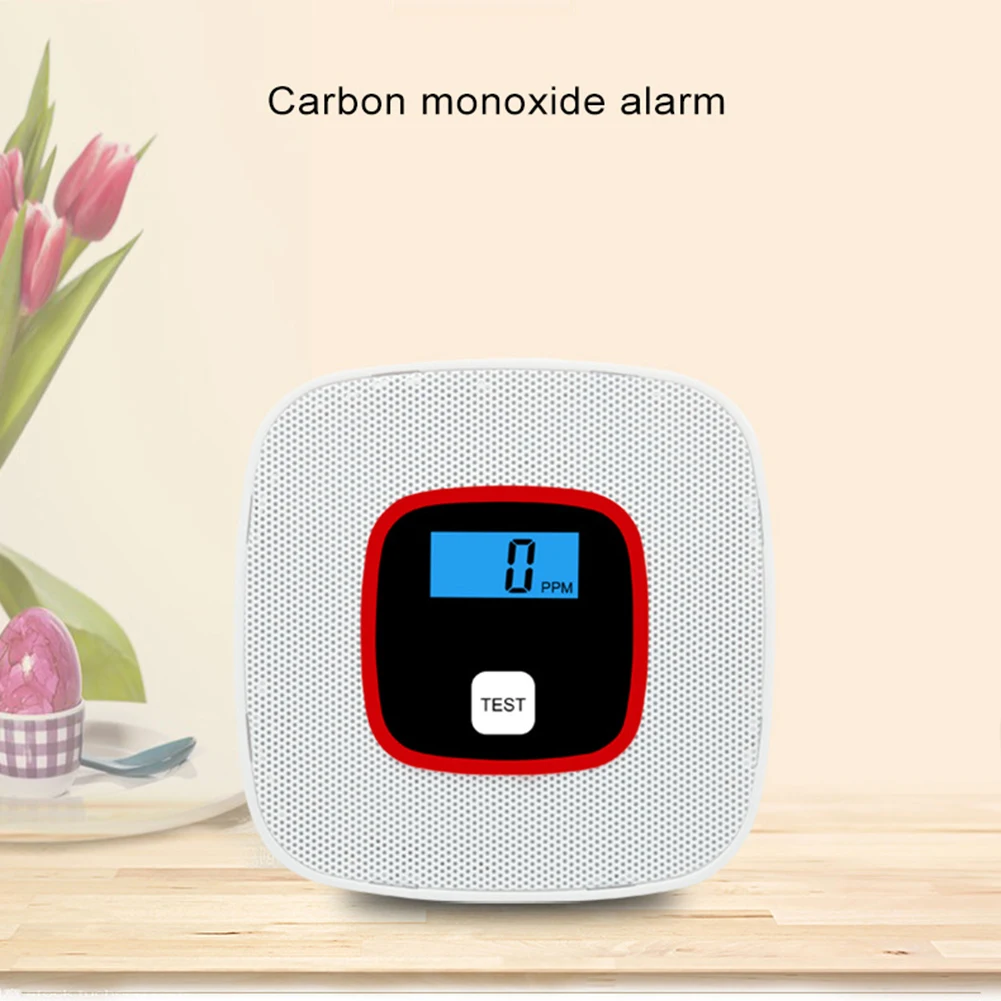 

Security CO Carbon Monoxide Detector Voice Warn Sensor Multifunctional Home Air Quality Monitor Digital Gas Smoke Alarm