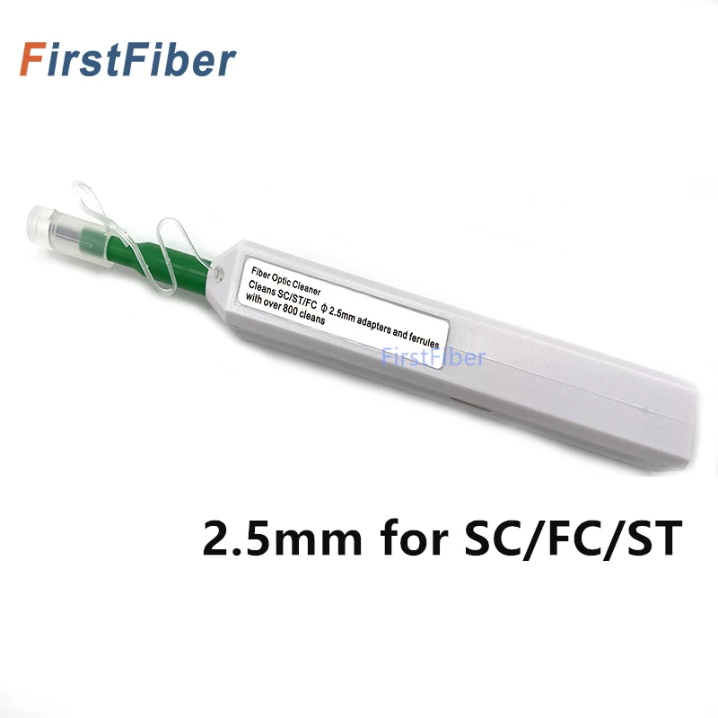 Faser stecker sauber Fiber Optic Reinigung Pen Schott Ferrule One-klicken Reiniger für 2,5mm Stecker FC SC ST E2000