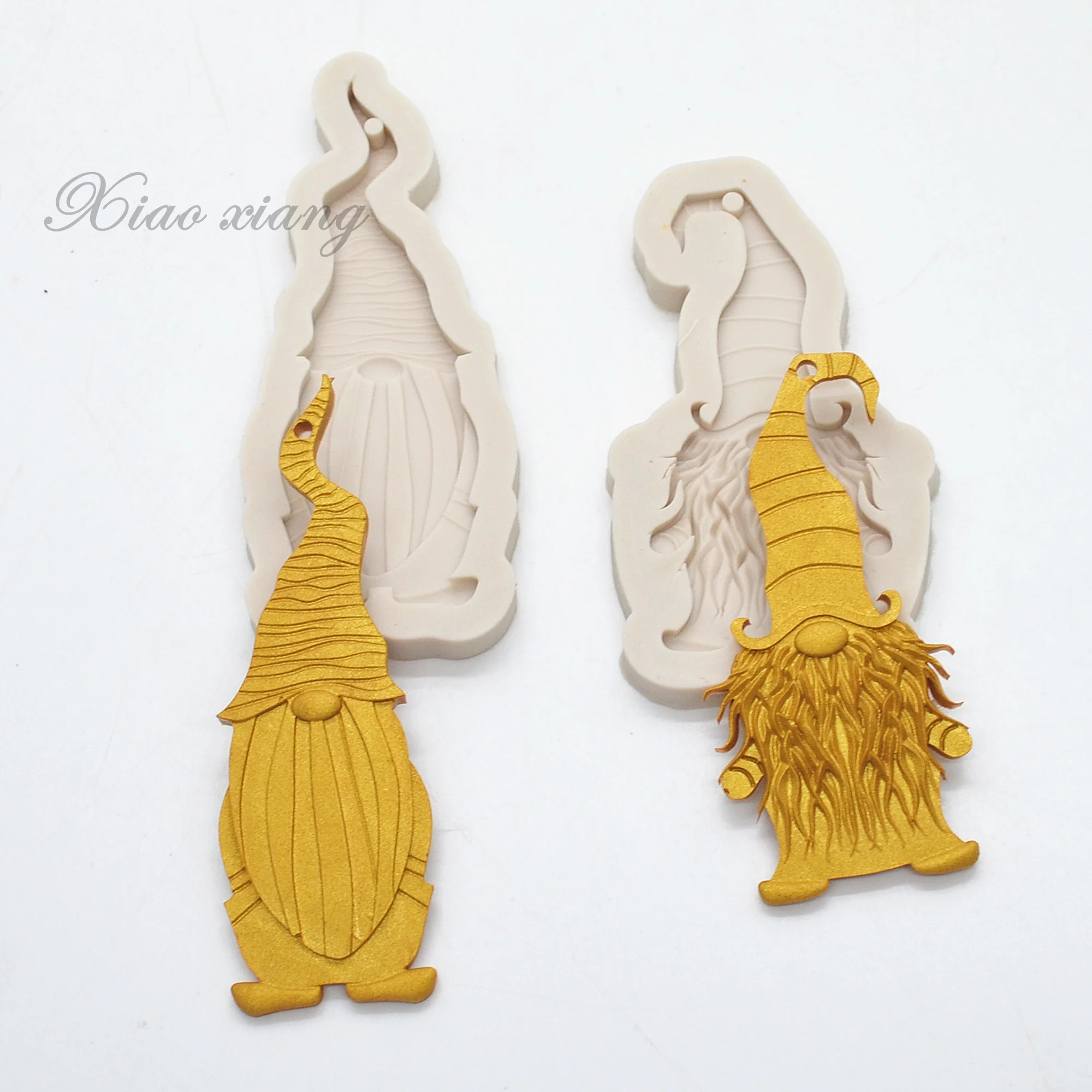 2 шт. Санта голова силиконовая форма инструменты для украшения Рождественского