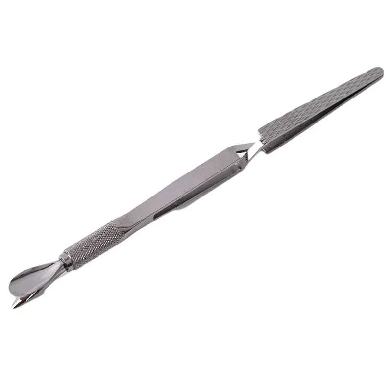 

1Pc 2020 New Nail Art Manicure Tool Metal Cuticle Spoon Push Pliers Trimmer Nail Clippers Scissors Cross Nail Clippers