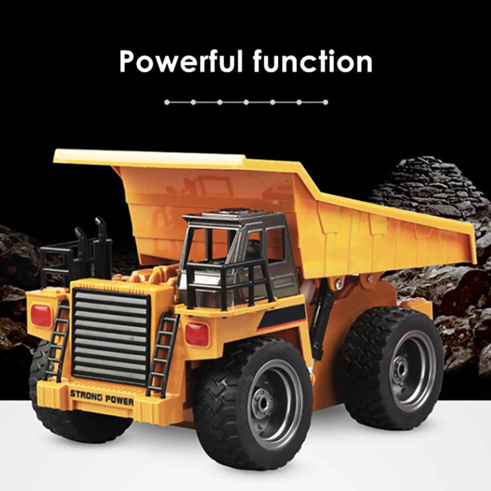 Имитация экскаватора из сплава на радиоуправлении самосвал с дистанционным