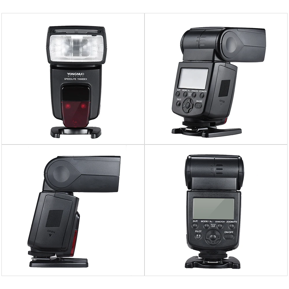 Светодиодная лампа для видеосъемки YONGNUO YN585EX P-TTL Беспроводной софтбокса Speedlite Flash