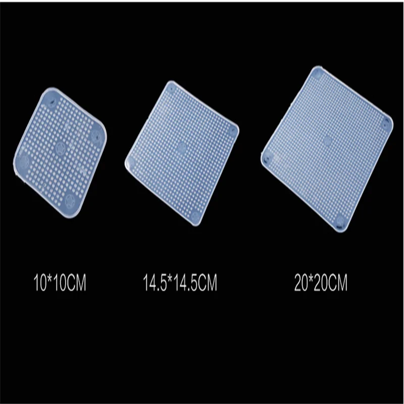 Силиконовая крышка 4 шт./компл. многоразовые силиконовые растягивающиеся крышки