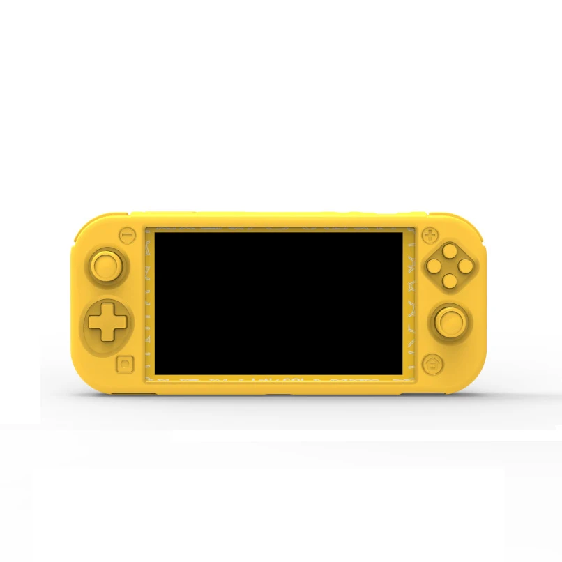 Yellow Rend Switch Lite полный корпус эргономичный нескользящий мягкий силиконовый резиновый чехол-накладка для nintendo Switch Lite мини-консоль - Цвет: Yellow