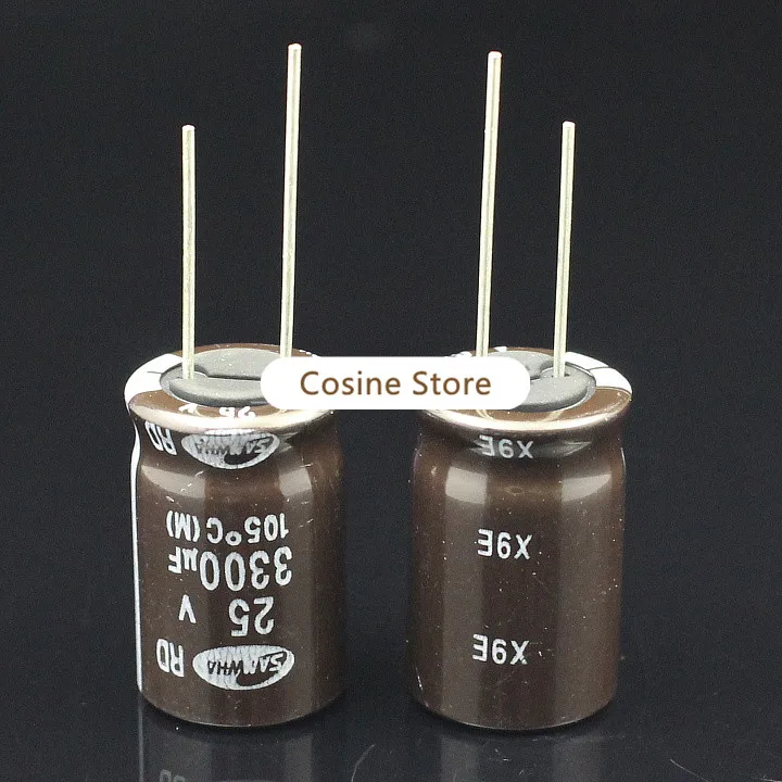 50 шт./упак. SAMWHA 25v3300uf алюминиевая крышка 25В RD серия 16X25mm электролитический