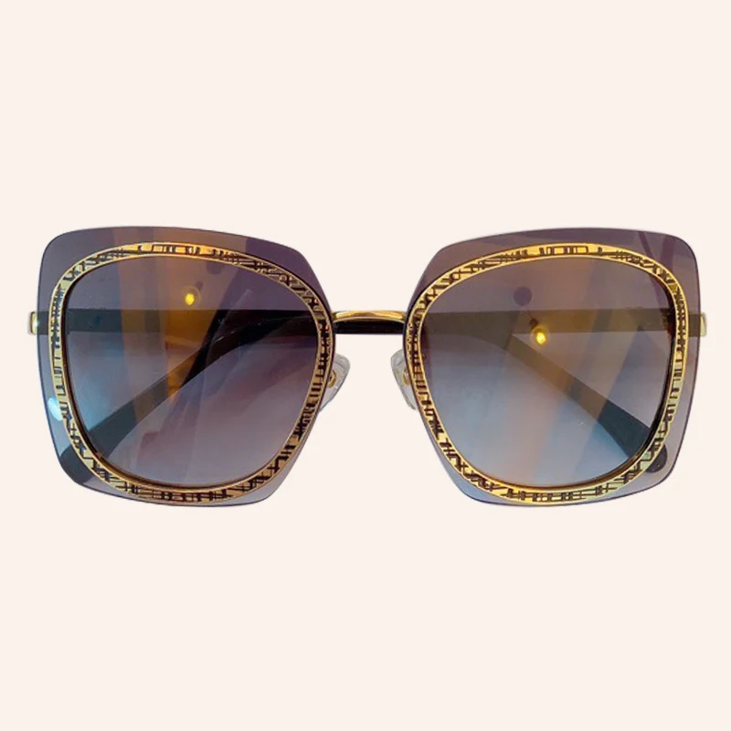 

Градиентные Модные солнцезащитные очки для женщин 2020 Роскошные брендовые дизайнерские квадратные градиентные солнцезащитные очки женски...