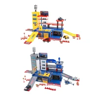 kids vehicles cars play set parking lot car garage playset toy for birthday gift