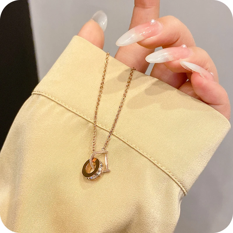 Корейской версии ожерелье для женщин светильник класса люкс меньшинств чувство