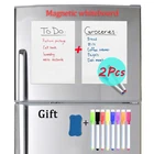 Магнитная доска формата А4 2 шт., стикеры на холодильник, стираемые для белой доски, для офиса, школьные принадлежности, доска объявлений, настенная доска для объявлений