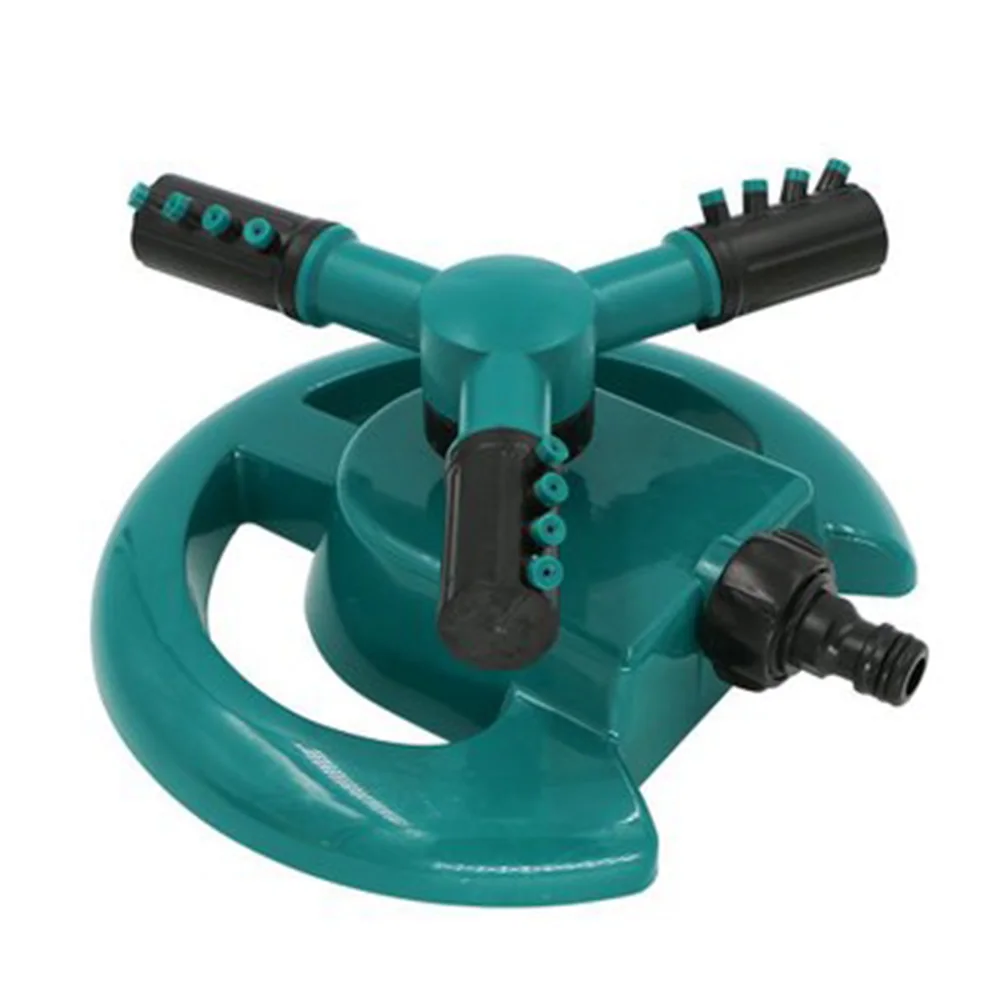 

Sprinklers Garden Sprinkler Automatic Watering 3 Arm Water Sprayer 360 Rotation for Lawn Irrigation K9Store