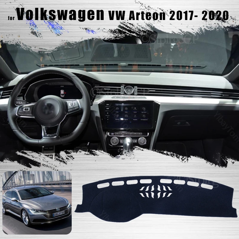 

Коврик для приборной панели Volkswagen VW Arteon 2017- 2020, нескользящий коврик, коврик для приборной панели, накладка, козырек от солнца, коврик для приб...