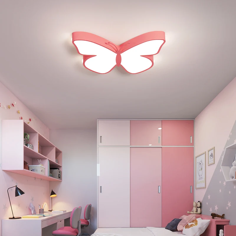 Лампа для комнаты принцессы креативный светильник-бабочка потолочный