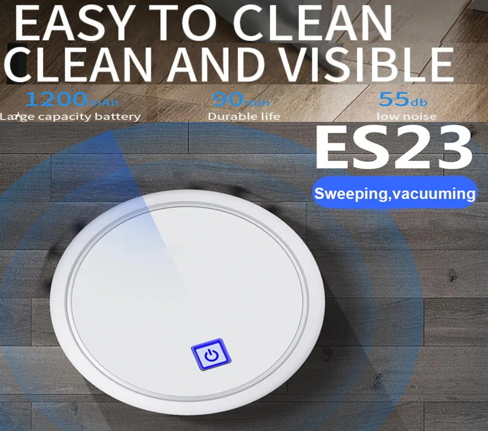 Автоматический беспроводной подметальный робот пылесос с usb зарядкой Вакуумный