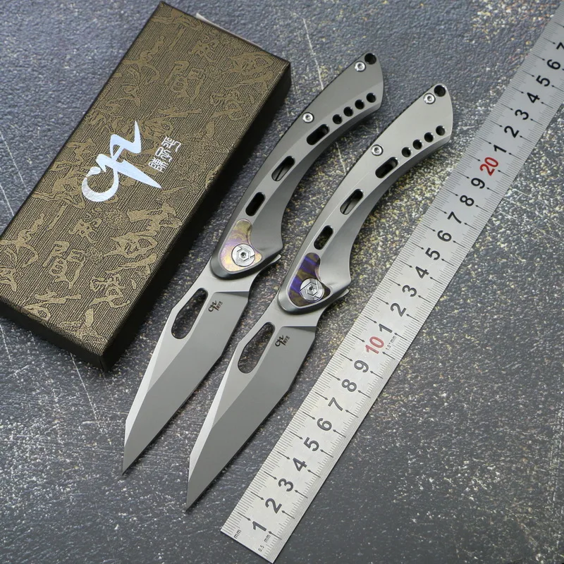 Складной нож CH MARSHAL S35VN blade TC4 карманный резец с титановой ручкой для кемпинга
