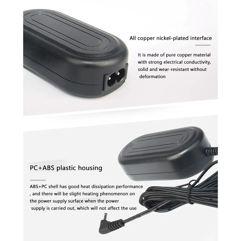 

ACK-E17 SLR Camera AC Power Adapter Kit/Charger for Canon EOS M3/ M5/ M6(US Plug)