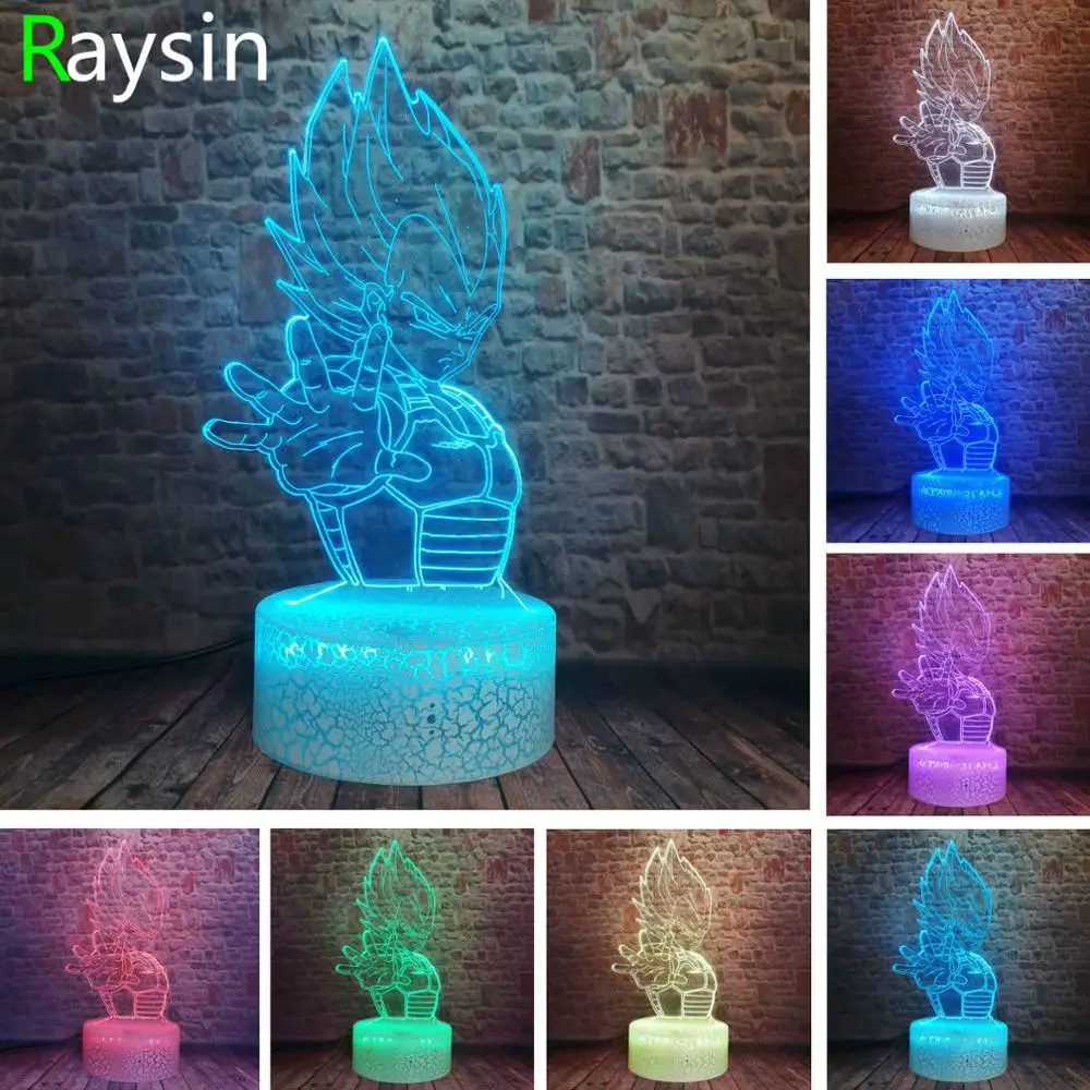 3D фигурки из м/ф Драконий жемчуг Z 7 цветов|Ночники| |