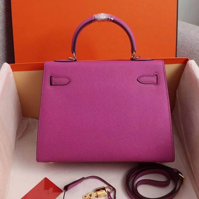 

High-end ladies leather luxury handbag, classic large capacity cross-body bag shoulder bag cross-body bag