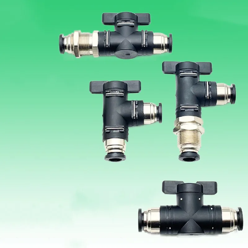 Встраиваемый пневматический клапан с наружным диаметром 4 6 8 10 12 16 мм прямое